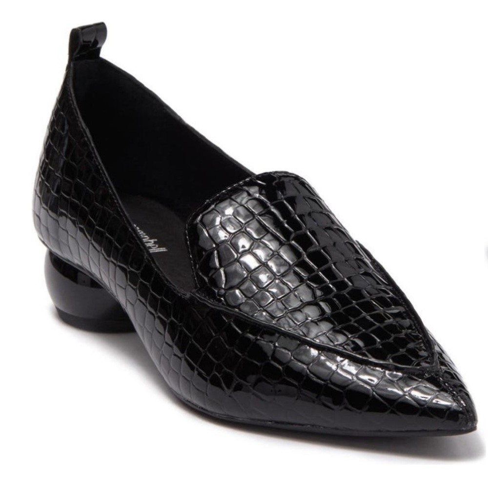 Jeffery Campbell Viona Loafer Black Patent Leather